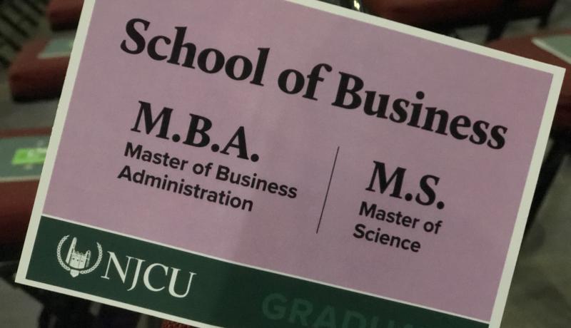 School of Business Graduate School Commencement Label 2021