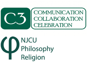 Logos for C3 and NJCU Philosophy department