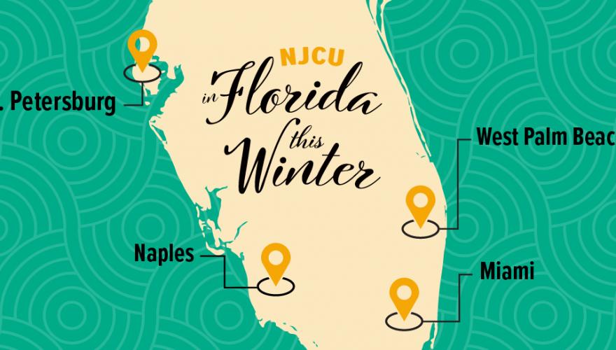 Florida in Winter Map