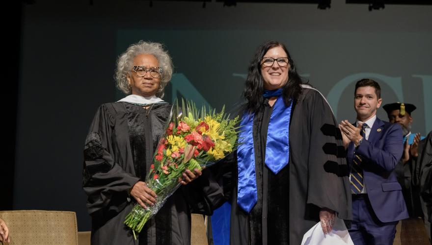 Donna Breault with Carrie Robinson Convocation2023-4671