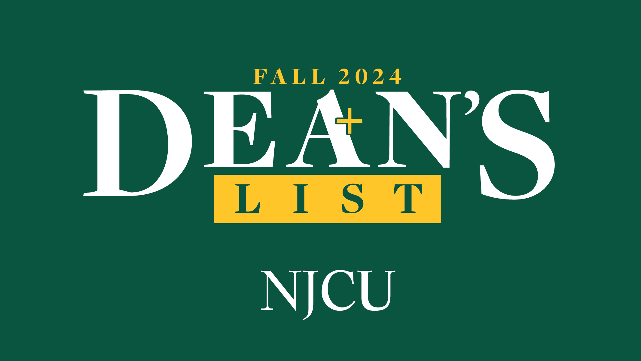 Fall 2024 Dean's List
