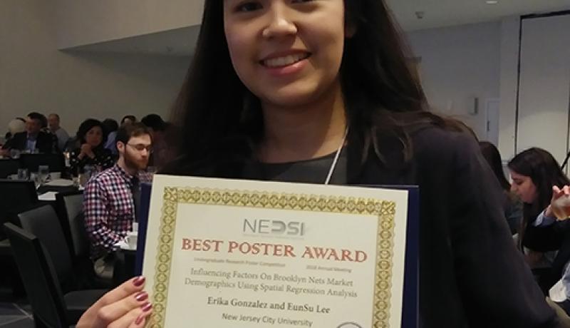 NJCU School of Business Student Wins Award at Professional Society Conference