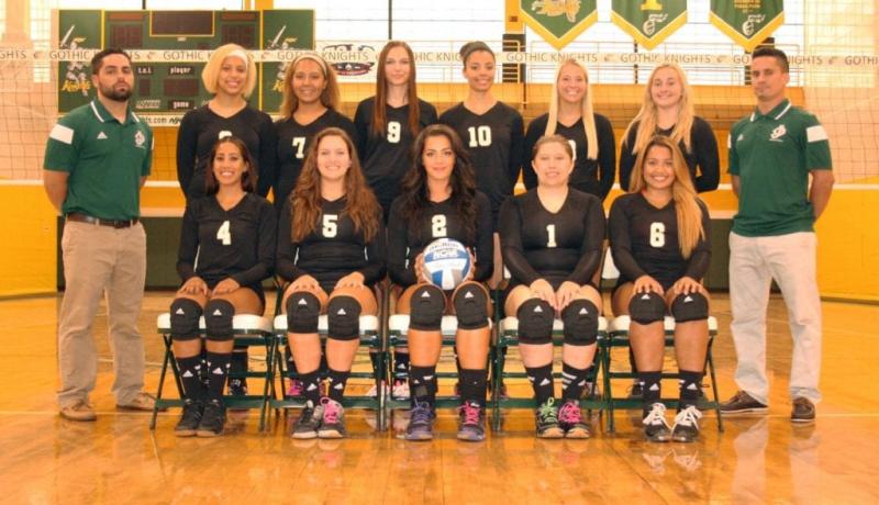 2015-2016 NJCU women's volleyball team earns the AVCA Team Academic Award for the first time in the program's history.