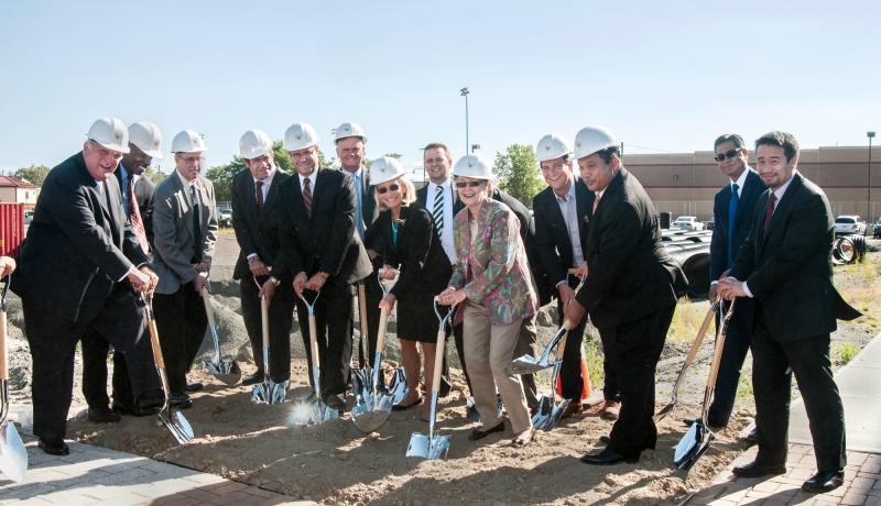Breaking ground on new West Campus Village Residence Hall