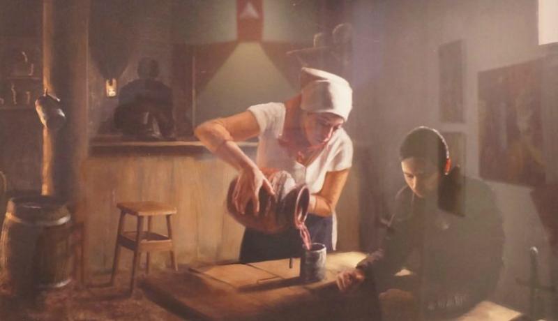 Painting by student artist Leandro Henriquez