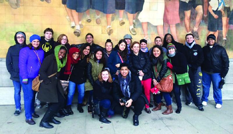 Group of NJCU students abroad