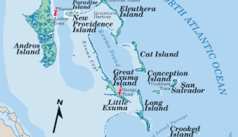Bahamas map