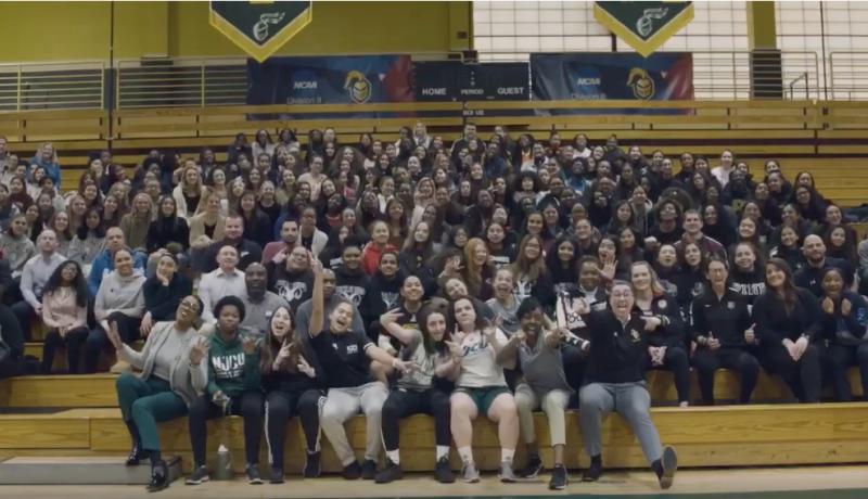 National Girls and Women in Sports Day at NJCU group photo 2020