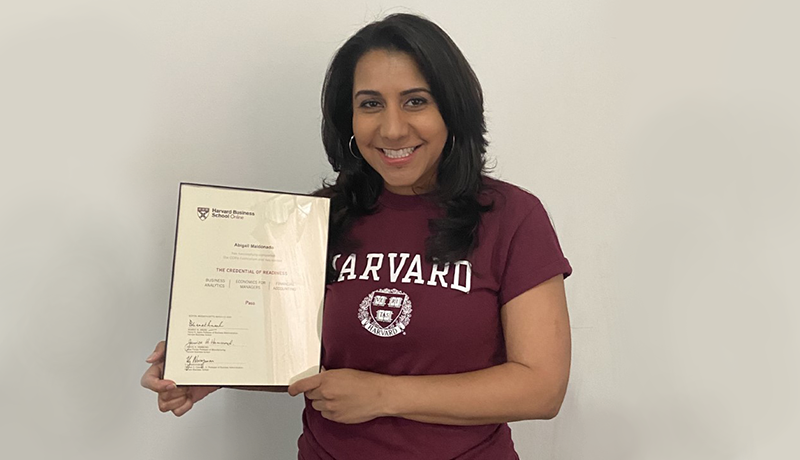 NJCU Student Abigail Maldonado Receives Certificate from Harvard Business  School Online | New Jersey City University