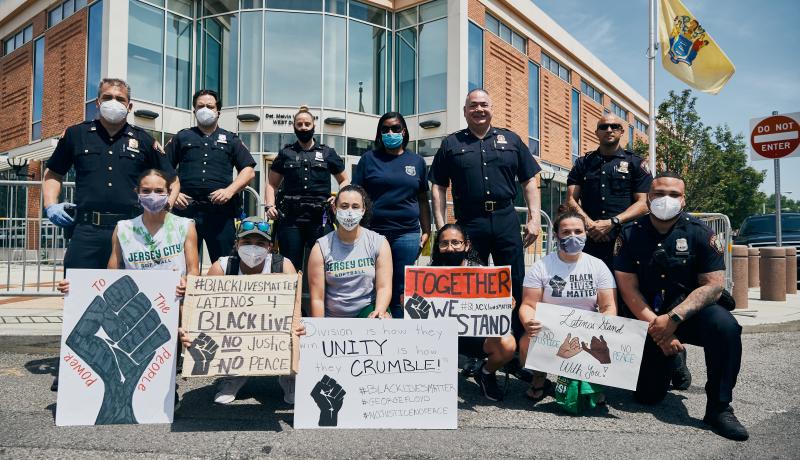 2020.06-06 NJCU Solidarity March (Student-Athletes & Staff with JCPD) 1