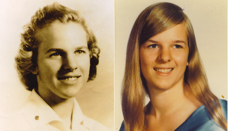 Dr. Lillian Greenwalt Pearce `43 and her daughter Lynn B. Pearce Gatchell `73