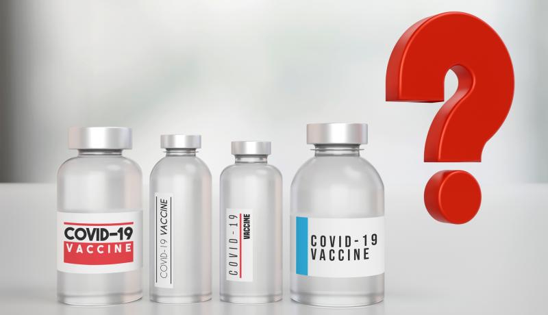 Which vaccine should I choose? Global Covid-19 Vaccine concept. - stock photo GettyImages-1295932639
