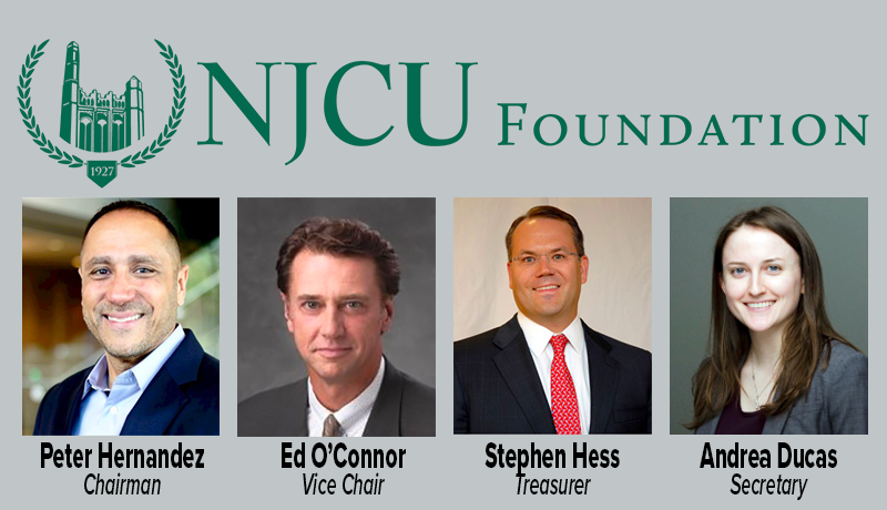 NJCU News Banner (NJCU Foundation Officers)