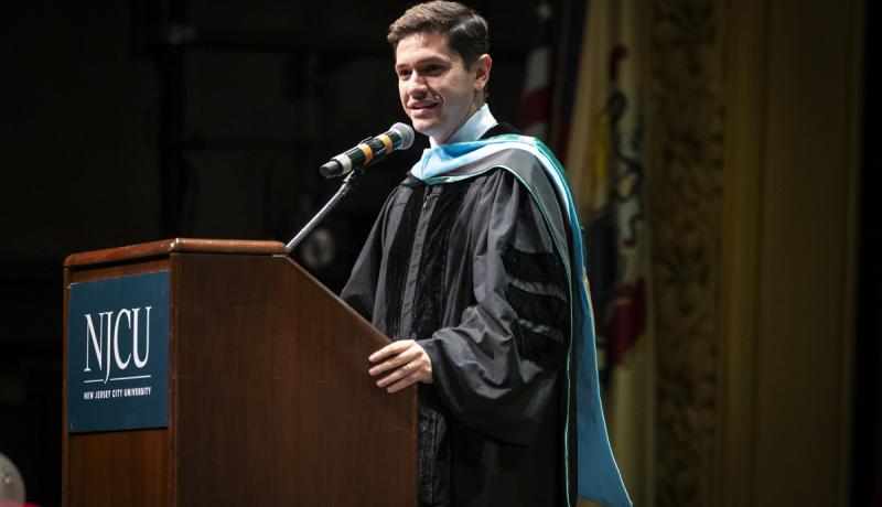 President Acebo at 2024 Convocation