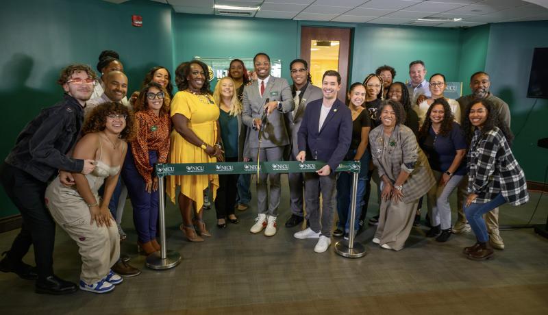 Student Persistence Ribbon Cutting photo