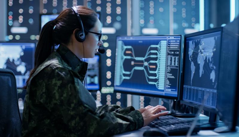 Cybersecurity stock photo