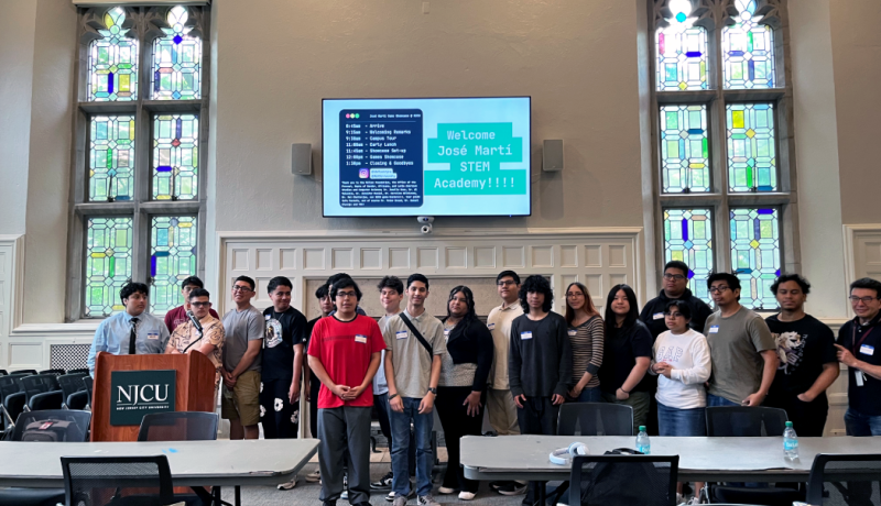 José Martí STEM Academy students