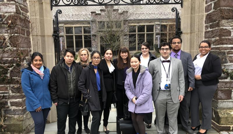 The new NJCU Mock Trial Team entered its first regional championship and brought home the American Mock Trial Association’s Spirit Award. 