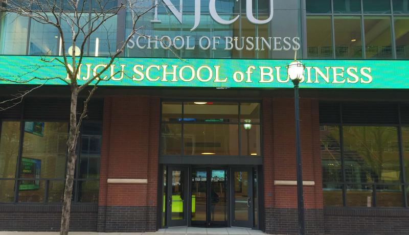 NJCU School of Business, Front entrance to NJCU School of Business