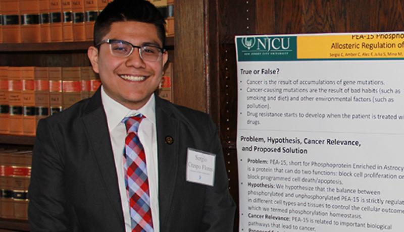 Student Sergio Crespo Presents at New Jersey’s First-ever STEM Month Event