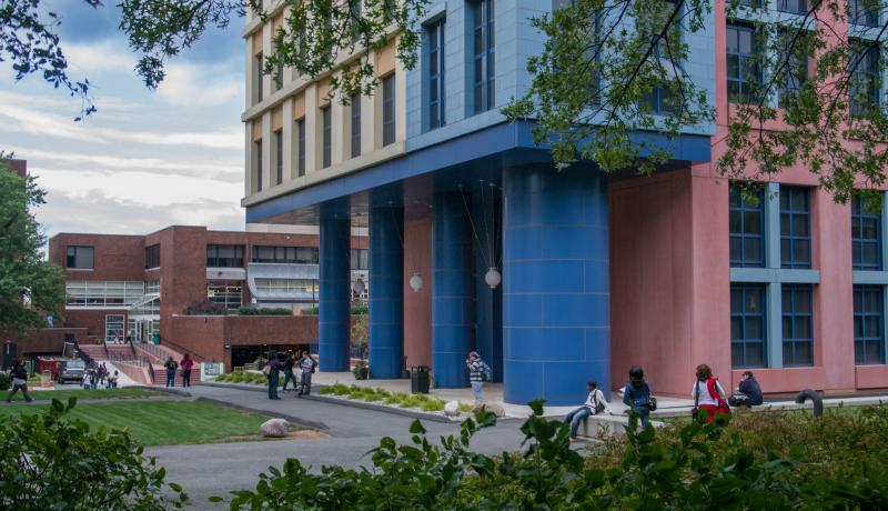 Karnoutsos Hall and Gilligan Student Union on the NJCU main campus