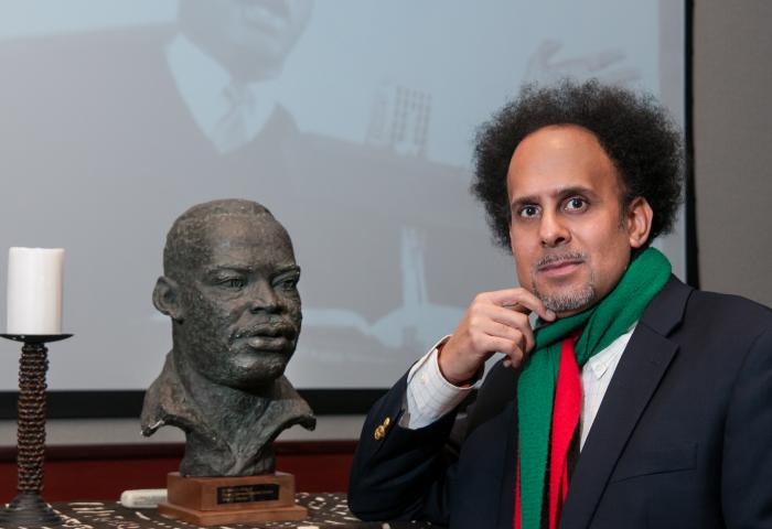 Portrait of Dr. Will Guzman, director of NJCU Lee Hagan Africana Studies Center