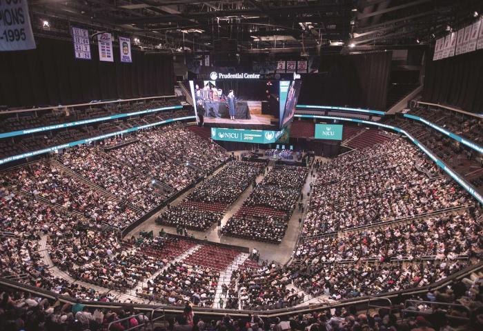 NJCU Commencement ceremony at the Prudential Center in Newark, NJ.