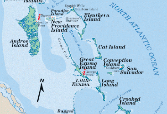 Bahamas map