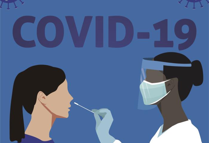 Coronavirus medical testing - stock vector GettyImages-1220031305