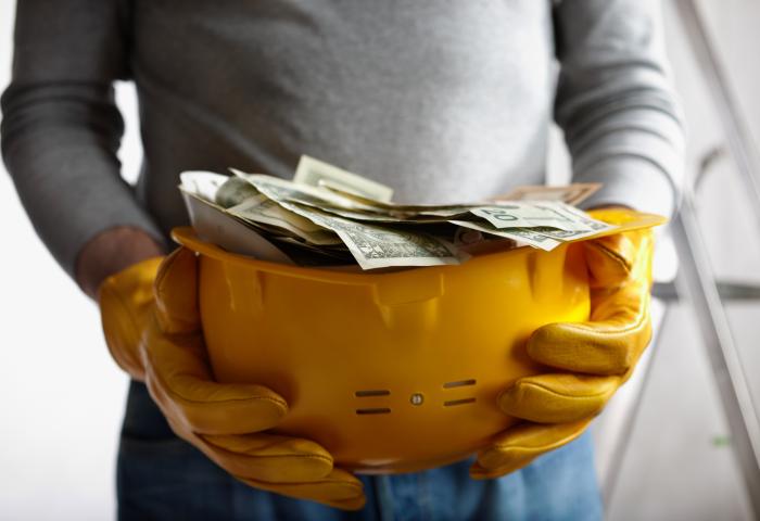 hardhat profit - stock photo GettyImages-152988221