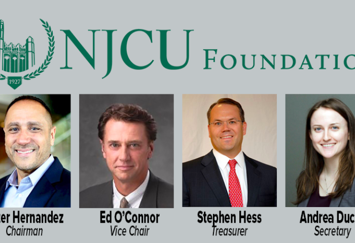 NJCU News Banner (NJCU Foundation Officers)