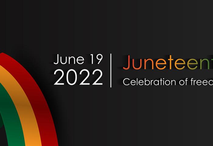 Juneteenth Freedom Day. June 19 2022 AfricanV2