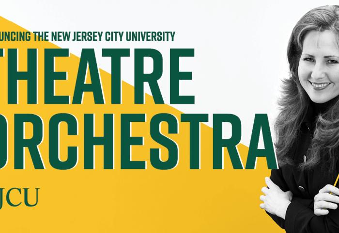 Theatre Orchestra Graphic With Amy Duran Photo