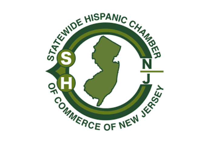 Statewide Hispanic Chamber of Commerce of New Jersey logo - round on white background