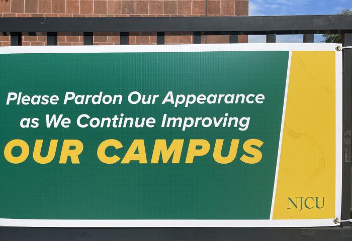 Please Parson Our Appearance as we continue improving our campus