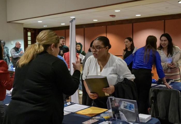 Student at Job Fair 65103bae14a3df40ae99af50