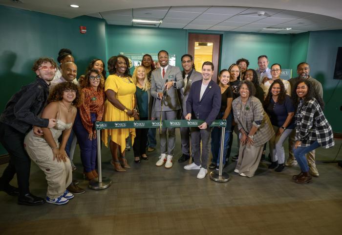 Student Persistence Ribbon Cutting photo