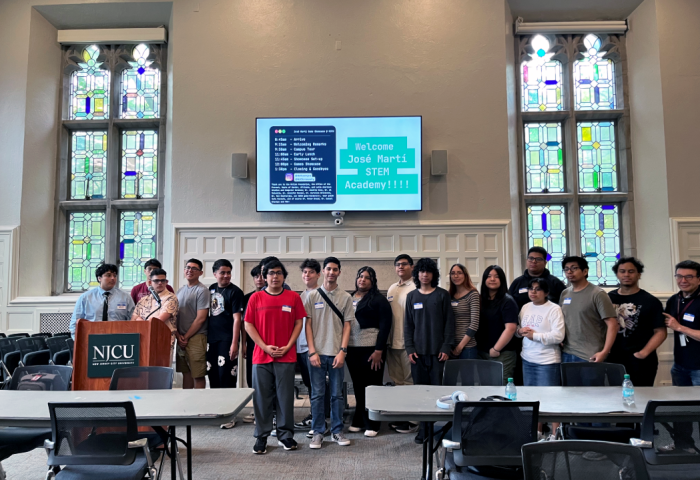 José Martí STEM Academy students
