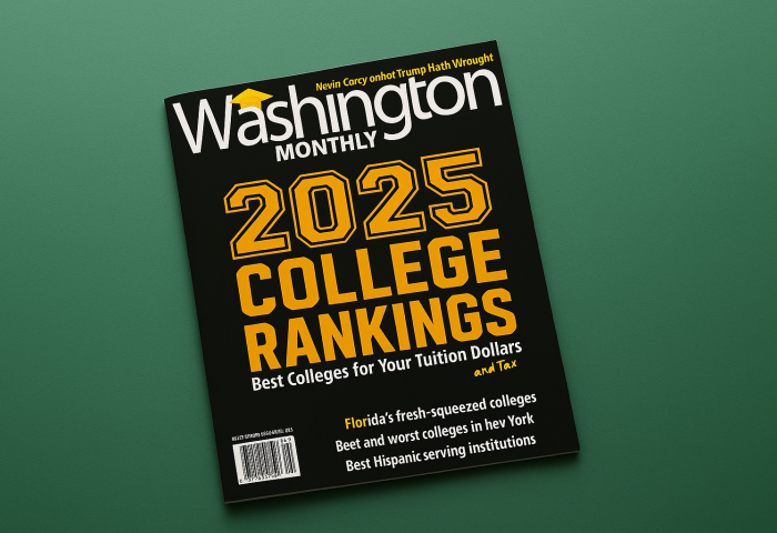 Washington Monthly magazine cover