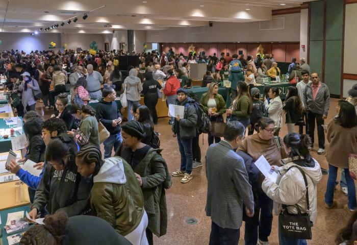 The Multipurpose Room during the Fall 2024 Open House