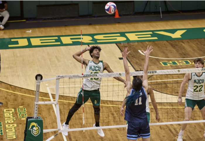 Men's Volleyball action