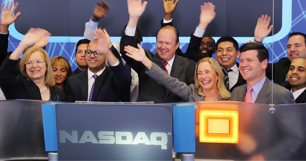 NJCU SIM Group rang closing bell at NASDAQ NYC Times Square