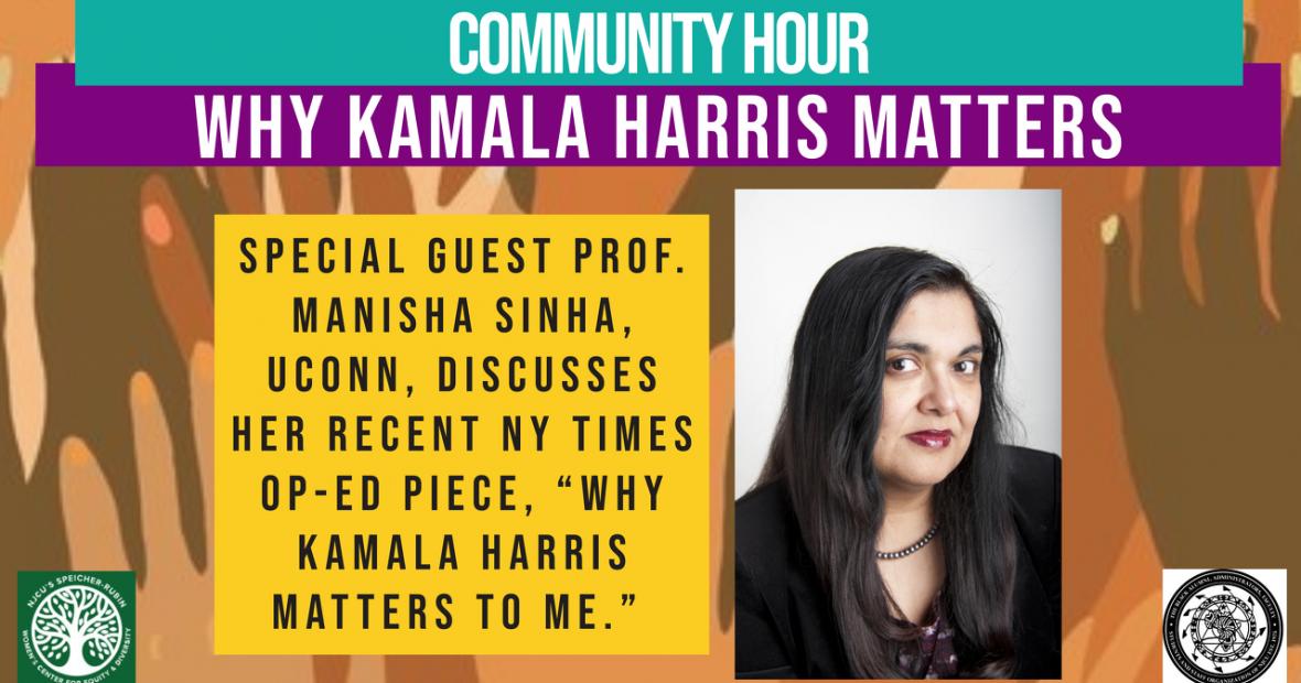 Why Kamala Harris Matter Event flyer