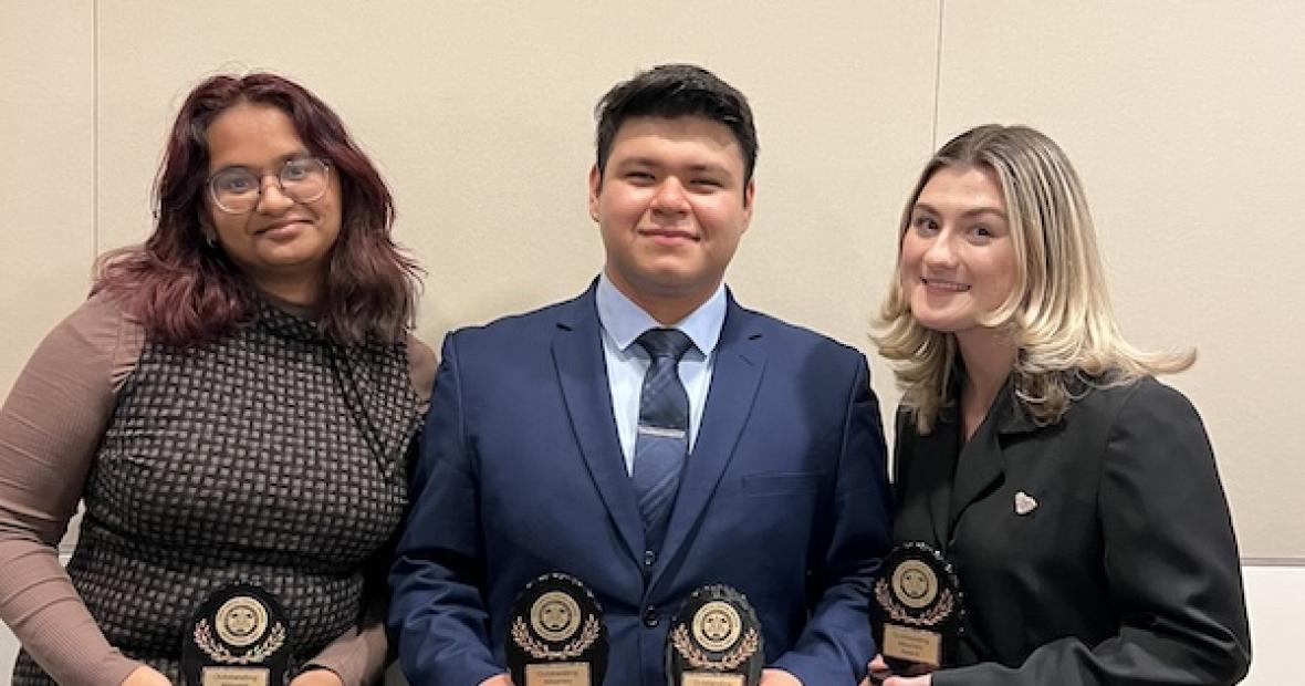 Samantha Jaipersaud, Cesar Romero, and Stella Bajor-Gil Get Awards