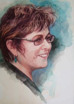 Ella Rue Headshot Illustration