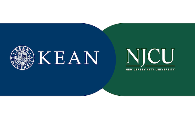 kean + NJCU merged logos
