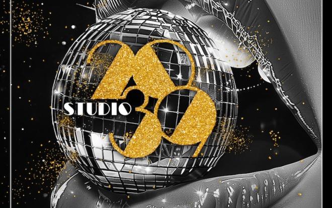 mouth open with disco ball inside