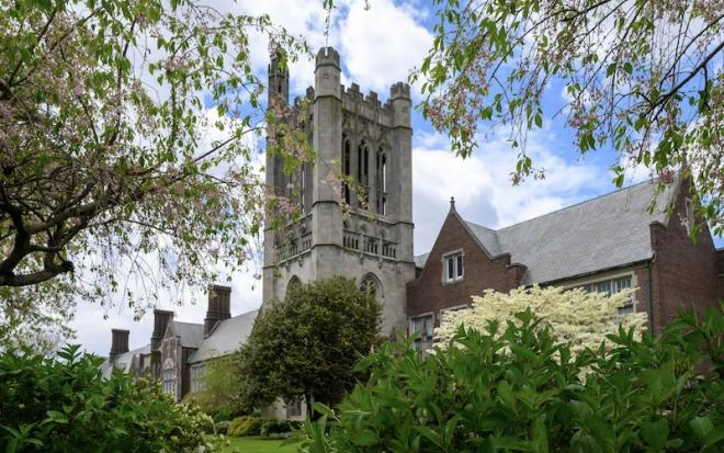 hepburn hall tower view