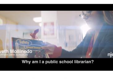 Screen shot of video Iveth Mollinedo "Why am I a public school librarian"