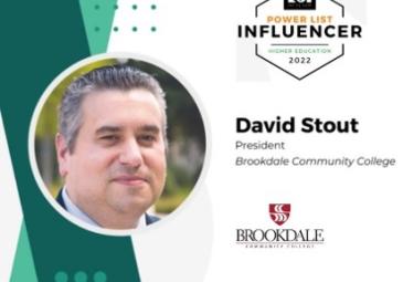 David Stout shown on ROI Influencers Powerlist of 2022 for Higher Education